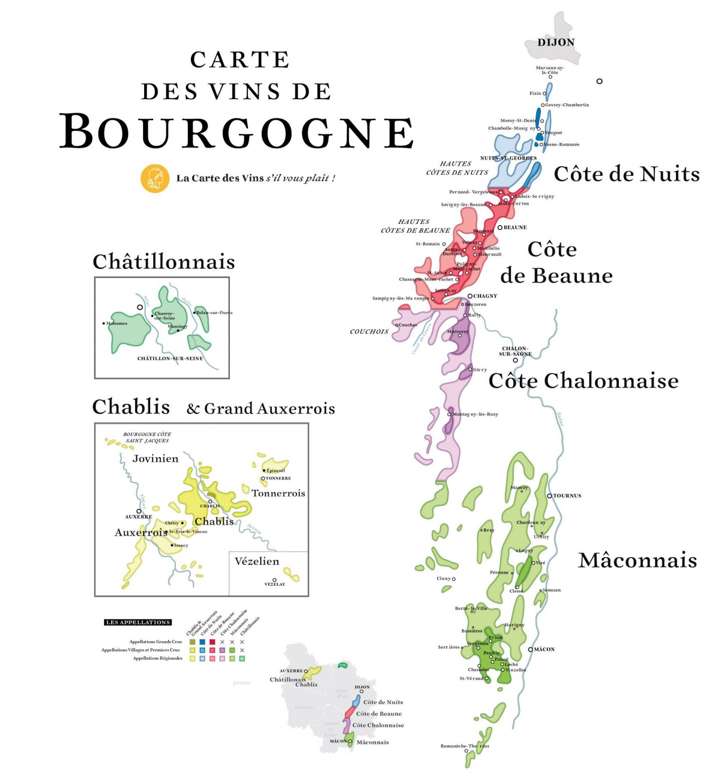 Les vins de bourgogne