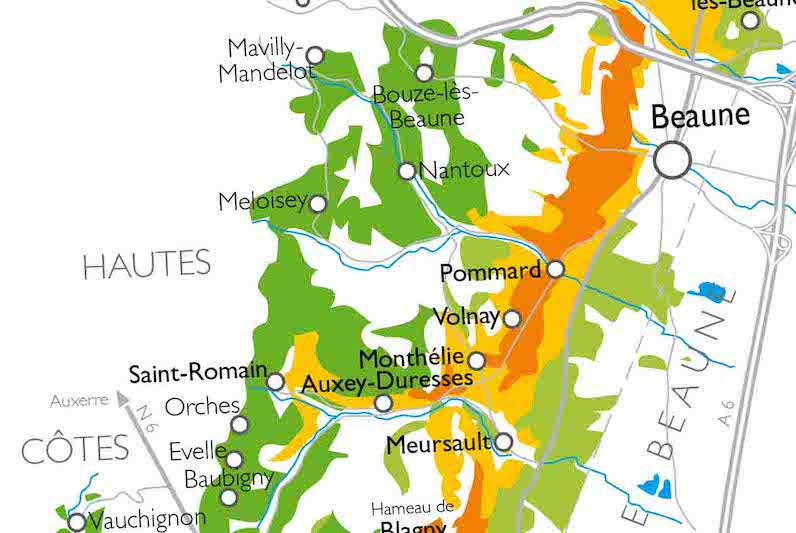 Carte appellation Pommard