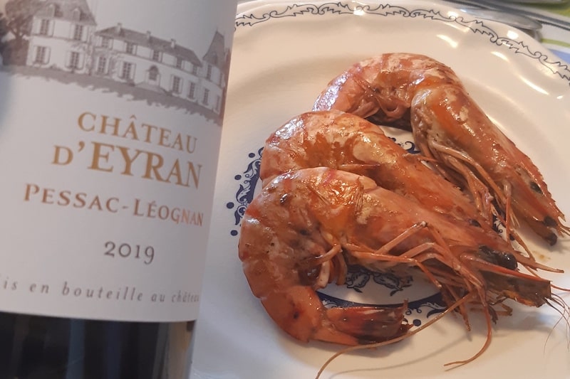 pessac leognan crevettes